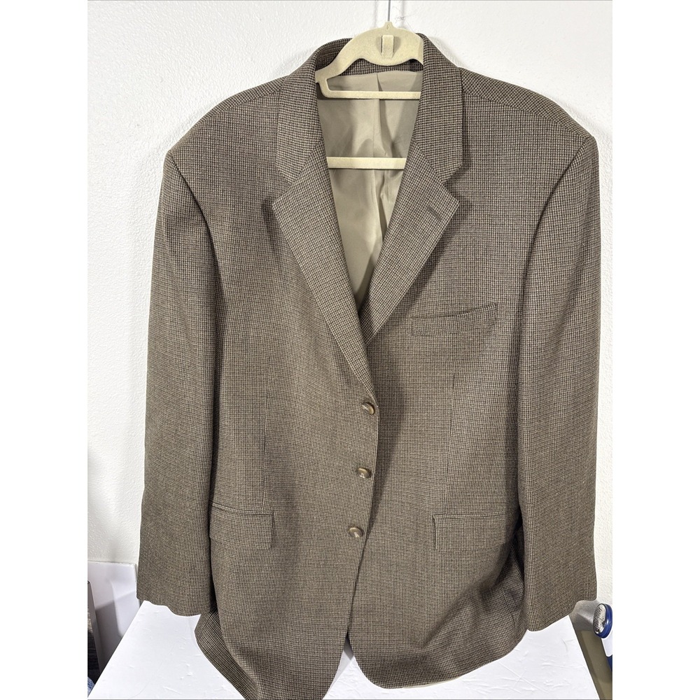 Vintage Chaps Ralph Lauren Wool Blazer Made in Canada Sport Coat 48R
